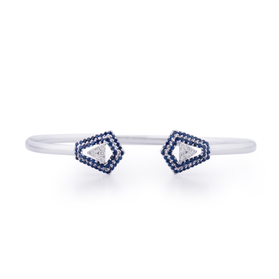 Sapphire cuff